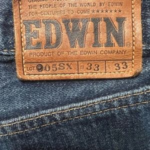 Edwin Japanese Selvedge Jeans 05SX || Waist 33 || Length 33 || Runs small